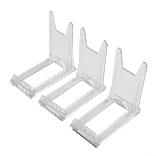 babominimer Verstellbarer transparenter Acryl-Ständer für Teller, Schüsseln, Bilderrahmen, Fotos, Bücher, Zeitschriften, Kunstwerke, Elektronik, Dokumente und mehr, abnehmbare Kunststoff-Staffelei (5 babominimer Verstellbarer transparenter Acryl-Ständer für Teller, Schüsseln, Bilderrahmen, Fotos, Bücher, Zeitschriften, Kunstwerke, Elektronik, Dokumente und mehr, abnehmbare Kunststoff-Staffelei (5 von babominimer