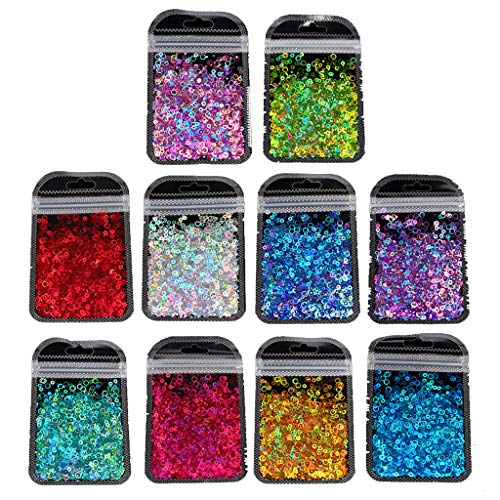 10 Farben DIY Harz Füller Pailletten Hohl Runde Form Holographische Pailletten Dicker Glitter für Nageldekoration Harz Farbstoffe für Epoxidharz Kunst Harz Handwerk 10 Farben DIY Harz Füller Pailletten Hohl Runde Form Holographische Pailletten Dicker Glitter für Nageldekoration Harz Farbstoffe für Epoxidharz Kunst Harz Handwerk von babyHUIH