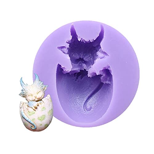 babyHUIH 2 Stück Baby Drachen Silikonform Antihaft Silikonform für Schokolade, Süßigkeiten, Kuchen, Seife, Kerzen, Fondant, Weihnachten, Halloween, 2 Stück babyHUIH 2 Stück Baby Drachen Silikonform Antihaft Silikonform für Schokolade, Süßigkeiten, Kuchen, Seife, Kerzen, Fondant, Weihnachten, Halloween, 2 Stück von babyHUIH