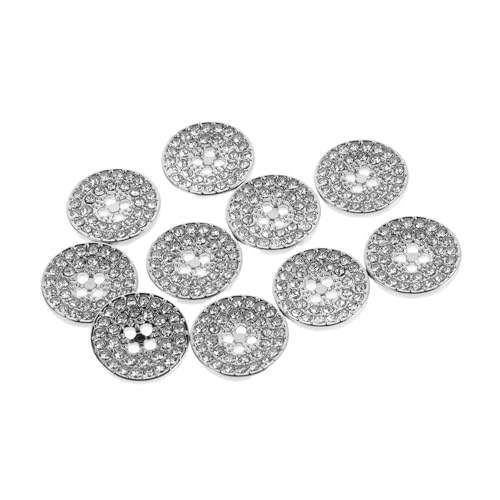 Balacoo 10 Stück Silberne Strass Knöpfe zum Aufnähen Zierknöpfe für Kleidung und Accessoires für Trachtenmode Partys und Festliche Anlässe Einfache Befestigung Vielseitig Einsetzbar Balacoo 10 Stück Silberne Strass Knöpfe zum Aufnähen Zierknöpfe für Kleidung und Accessoires für Trachtenmode Partys und Festliche Anlässe Einfache Befestigung Vielseitig Einsetzbar von balacoo