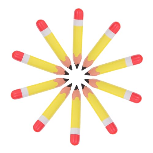 Balacoo 10 Stück Teiliges Aufblasbares PVC Bleistift Gelb Leichte und Reißfeste Partydeko für Geburtstage Schulfeiern Foto Requisiten Einfach zu Bedienen Langlebiges Material Balacoo 10 Stück Teiliges Aufblasbares PVC Bleistift Gelb Leichte und Reißfeste Partydeko für Geburtstage Schulfeiern Foto Requisiten Einfach zu Bedienen Langlebiges Material von balacoo