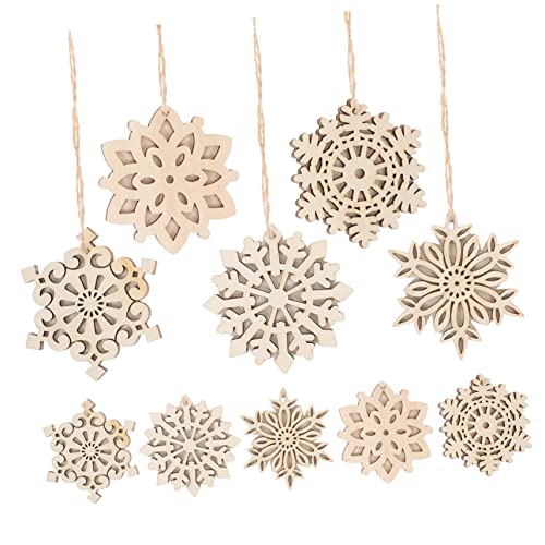 Balacoo 10 Stück Teiliges DIY Holzanhänger aus Naturbelassenem Pappelholz Große Doppellagige Weihnachtsdekorationen zum Bemalen und Gestalten für Weihnachtsbaum und Bastelprojekte Balacoo 10 Stück Teiliges DIY Holzanhänger aus Naturbelassenem Pappelholz Große Doppellagige Weihnachtsdekorationen zum Bemalen und Gestalten für Weihnachtsbaum und Bastelprojekte von balacoo