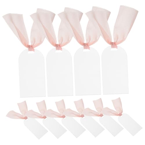 Balacoo 10 Stück Teiliges Reserved Chair Schild mit Band Transparente Sitzplatzmarkierung für Hochzeit Party Zeremonie Langlebig und Einfach Aufzuhängen Modernes Design für Festliche von balacoo