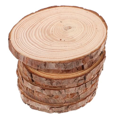 Balacoo 10 Stück Teiliges Runde Holzscheiben aus Robustem Kiefernholz mit Natürlichen Jahresringen Unbehandelt Handpolierbar für DIY Basteln Hochzeit Deko Kranz Basteln und Rustikale Balacoo 10 Stück Teiliges Runde Holzscheiben aus Robustem Kiefernholz mit Natürlichen Jahresringen Unbehandelt Handpolierbar für DIY Basteln Hochzeit Deko Kranz Basteln und Rustikale von balacoo