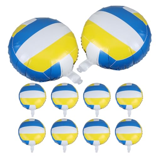 Balacoo 10 Stück Volleyballballon 18 Zoll Volleyball Sport Folienballon Für Partydekorationen Senior Night Dekorationen Geburtstag Balacoo 10 Stück Volleyballballon 18 Zoll Volleyball Sport Folienballon Für Partydekorationen Senior Night Dekorationen Geburtstag von balacoo