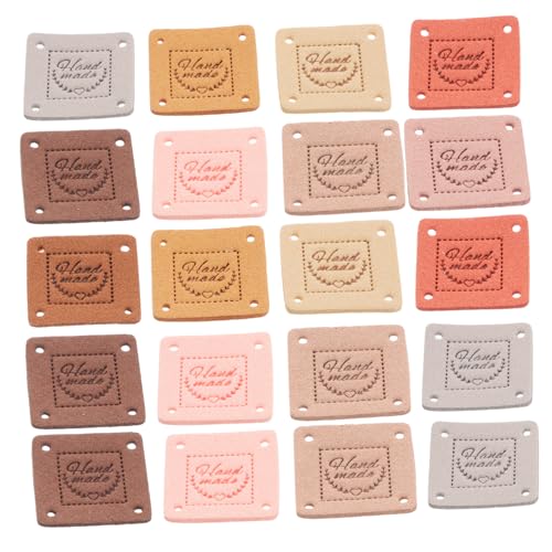 Balacoo 100 Stück Handgefertigte Geprägte Stoffetiketten Quadratische Bunte Labels aus Weichem Atmungsaktivem Baumwollstoff Handmade Tags zum Annähen für Kleidung DIY Accessoires Mützen Balacoo 100 Stück Handgefertigte Geprägte Stoffetiketten Quadratische Bunte Labels aus Weichem Atmungsaktivem Baumwollstoff Handmade Tags zum Annähen für Kleidung DIY Accessoires Mützen von balacoo