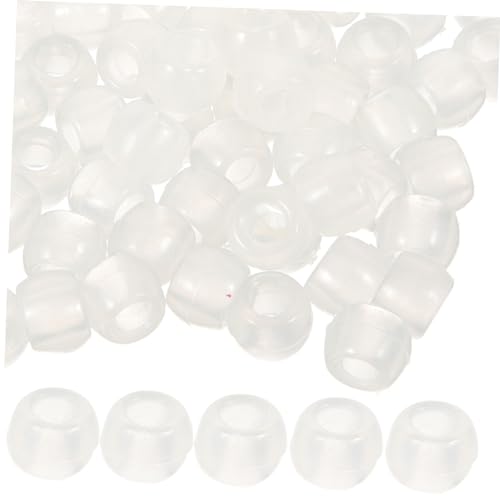Balacoo 1000er Packung UV Perlen Kunststoff Farbwechsel UV Reaktiv für Schmuckherstellung DIY Armband Halskette Leuchtend im Dunkeln Beads von balacoo