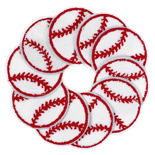 Balacoo 10Stücke Dekorative Baseball Patches Austauschbare Selbstklebende Aufnäher für Kleidung Hüte Pullover und DIY Dekoration Langlebig und Hautfreundlich Balacoo 10Stücke Dekorative Baseball Patches Austauschbare Selbstklebende Aufnäher für Kleidung Hüte Pullover und DIY Dekoration Langlebig und Hautfreundlich von balacoo