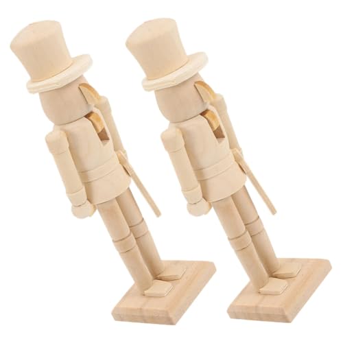 Balacoo 2 Stück Unbemalter Holz Soldat DIY Weihnachtsdeko Handbemalbare Holzfigur für Erwachsene Stabile Standbasis Vielseitiges Bastelornament für Xmas Balacoo 2 Stück Unbemalter Holz Soldat DIY Weihnachtsdeko Handbemalbare Holzfigur für Erwachsene Stabile Standbasis Vielseitiges Bastelornament für Xmas von balacoo
