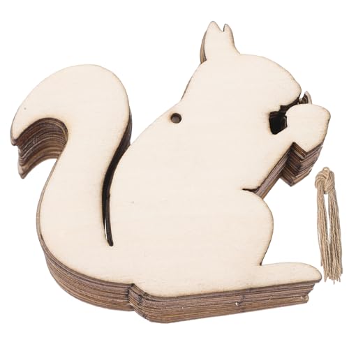 Balacoo 20 Stück Teiliges Holz Eichhörnchen Dekorationen zum Bemalen und Beschriften Naturbelassene DIY Holzfiguren für Bastelbedarf Herbstdeko zum Aufhängen Kreative Holzscheiben für Balacoo 20 Stück Teiliges Holz Eichhörnchen Dekorationen zum Bemalen und Beschriften Naturbelassene DIY Holzfiguren für Bastelbedarf Herbstdeko zum Aufhängen Kreative Holzscheiben für von balacoo