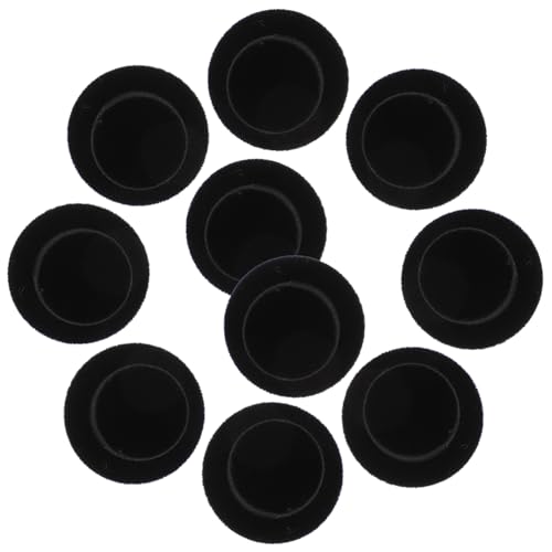 Balacoo 20 Stück Teiliges Mini aus Flockiertem Harz Kleine Puppenhüte für DIY Weihnachts und Bastelprojekte Dekorative Miniatur Hüte für Handarbeiten Geschenkidee für Puppenliebhaber von balacoo