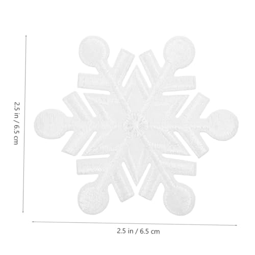 Balacoo 20 Stück Teiliges Schneeflocken Bügelbild aus Besticktem Langlebige Aufnäher zum Aufbügeln und Aufnähen Winterliche DIY Kleidung Applikationen für Jacken Hosen und Hüte Kreative Balacoo 20 Stück Teiliges Schneeflocken Bügelbild aus Besticktem Langlebige Aufnäher zum Aufbügeln und Aufnähen Winterliche DIY Kleidung Applikationen für Jacken Hosen und Hüte Kreative von balacoo