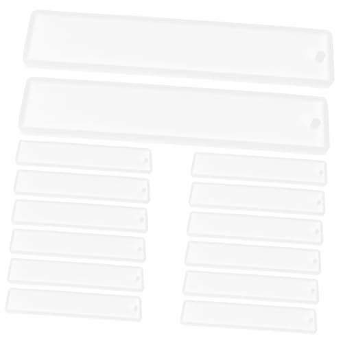 Balacoo 20 Stück Teiliges Silikon Lesezeichen Gießform Rechteckige Resin Formen für Epoxidharz Vielseitige DIY Bastel Mold für Schmuck Anhänger Kerzen und Seifen Präzise Maße Kreative Balacoo 20 Stück Teiliges Silikon Lesezeichen Gießform Rechteckige Resin Formen für Epoxidharz Vielseitige DIY Bastel Mold für Schmuck Anhänger Kerzen und Seifen Präzise Maße Kreative von balacoo