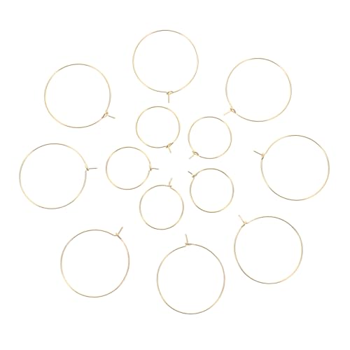 Balacoo 200 Stück Runde Creolen Ohrring Rohlinge DIY Schmuckzubehör Minimalistische Kreis Ohrringteile für Ohrringe Selber Machen Handgefertigte Ohrschmuck Herstellung Balacoo 200 Stück Runde Creolen Ohrring Rohlinge DIY Schmuckzubehör Minimalistische Kreis Ohrringteile für Ohrringe Selber Machen Handgefertigte Ohrschmuck Herstellung von balacoo