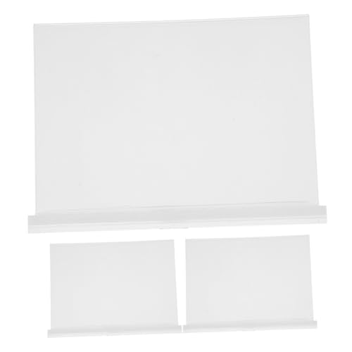 Balacoo 3 Stück Form Schilderhalter Doppelseitig Transparent Tischaufsteller Für Restaurant Hochzeitstischnummern Und Desktop Anzeige Balacoo 3 Stück Form Schilderhalter Doppelseitig Transparent Tischaufsteller Für Restaurant Hochzeitstischnummern Und Desktop Anzeige von balacoo