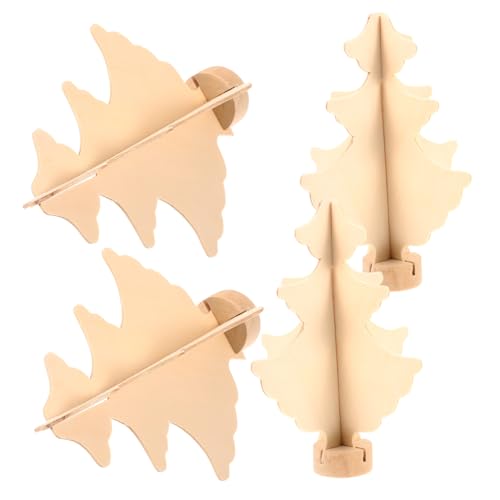 Balacoo 4 Stück Unbemalte Holz Weihnachtsbaum Modelle DIY Holz Bastelset für Unfertige Tannenbaum Dekoration Naturbelassene Christbaumschmuck Holzfiguren für Innenräume Balacoo 4 Stück Unbemalte Holz Weihnachtsbaum Modelle DIY Holz Bastelset für Unfertige Tannenbaum Dekoration Naturbelassene Christbaumschmuck Holzfiguren für Innenräume von balacoo