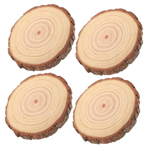 Balacoo 4 Stück Unlackierte Runde Holzscheiben Naturbelassene Holzplatten Robuste Holzscheiben für DIY Kunsthandwerk Vielseitige Holzstücke für Dekoration Hochzeit Malerei Balacoo 4 Stück Unlackierte Runde Holzscheiben Naturbelassene Holzplatten Robuste Holzscheiben für DIY Kunsthandwerk Vielseitige Holzstücke für Dekoration Hochzeit Malerei von balacoo