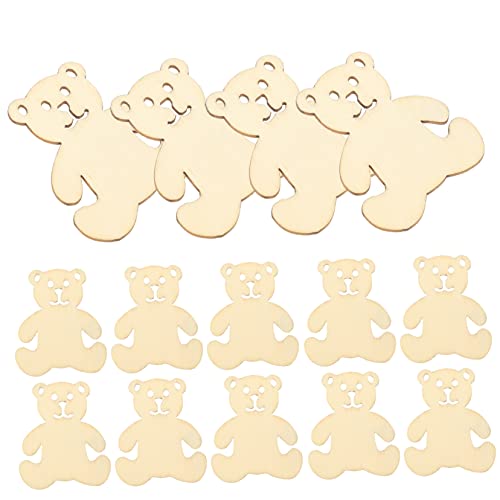 Balacoo 40 Stück Teiliges Holzplättchen Bär Form DIY Holzscheiben für Basteln und Deko Kreative Holzteile für Handarbeit und Partydekoration Geburtstag Hochzeit Weihnachten Balacoo 40 Stück Teiliges Holzplättchen Bär Form DIY Holzscheiben für Basteln und Deko Kreative Holzteile für Handarbeit und Partydekoration Geburtstag Hochzeit Weihnachten von balacoo