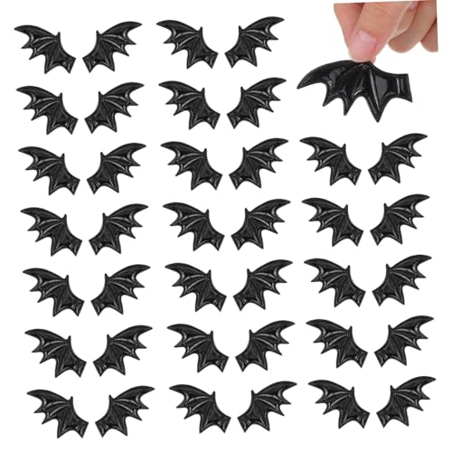 Balacoo 40 Stück Teiliges Kleine Fledermausflügel Zubehör für DIY Halloween Kostüm Bastelmaterialien Weiches Schwarzes Material Vielseitig für Kleidung Schuhe Haarschmuck und Dekorationen Balacoo 40 Stück Teiliges Kleine Fledermausflügel Zubehör für DIY Halloween Kostüm Bastelmaterialien Weiches Schwarzes Material Vielseitig für Kleidung Schuhe Haarschmuck und Dekorationen von balacoo