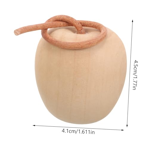 Balacoo 5 Stück Teiliges Deko zum Bemalen Unfertige Holzfrüchte DIY Kreative Kinderbastelei Wohnraumdeko Geschenkidee Balacoo 5 Stück Teiliges Deko zum Bemalen Unfertige Holzfrüchte DIY Kreative Kinderbastelei Wohnraumdeko Geschenkidee von balacoo