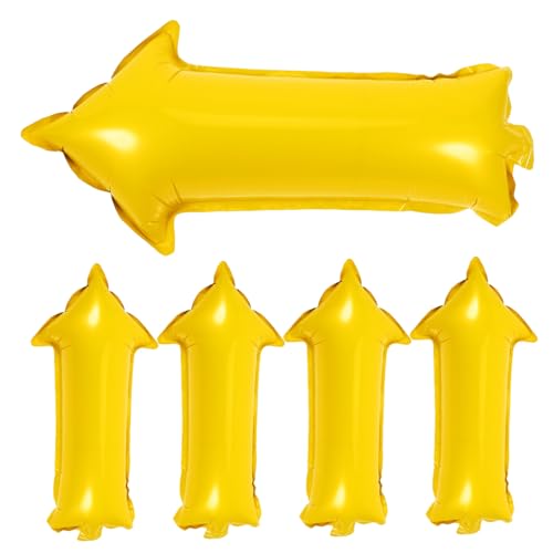 Balacoo 5 Stück Teiliges Set Gelbe Folienballons Aufblasbar Leichte Geburtstags und Party Deko Stilvolle für Türen Wände Fenster Langlebig und Sicher Balacoo 5 Stück Teiliges Set Gelbe Folienballons Aufblasbar Leichte Geburtstags und Party Deko Stilvolle für Türen Wände Fenster Langlebig und Sicher von balacoo