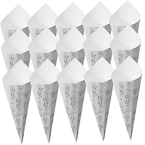 Balacoo 50 Stück Kleine Kraftpapier Blütenkelche mit Notenmuster Dekorative Papierblumenhalter für Hochzeit Party und Tischdeko Vielseitig für Blüten Konfetti Geschenkverpackung Balacoo 50 Stück Kleine Kraftpapier Blütenkelche mit Notenmuster Dekorative Papierblumenhalter für Hochzeit Party und Tischdeko Vielseitig für Blüten Konfetti Geschenkverpackung von balacoo