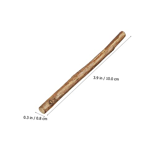 Balacoo 50 Stück Teiliges Natürliche Holzstäbchen zum Basteln Lange Runde Äste mit Rinde Rustikale DIY Bastelstäbe für Kreative Handwerksprojekte und Natürliche Wohnraumdekoration von balacoo