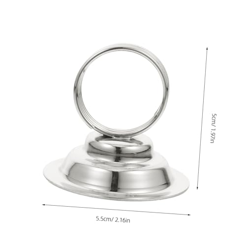 Balacoo 6 Stück Tischkartenhalter Stabilem Turmbasis Design Eleganter und Kompakter Kartenständer für Hochzeiten Restaurantbankette Menükarten Fotos und Notizen von balacoo