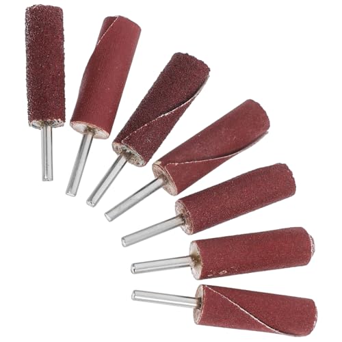 Balacoo 7 Stück Teiliges Schleifhülsen mit Schleiftrommel und Schleifvlies für Bohrmaschine Vielseitig für Holz Metall Kunststoff Effizientes Polieren und Präzises Schleifen bei DIY und von balacoo