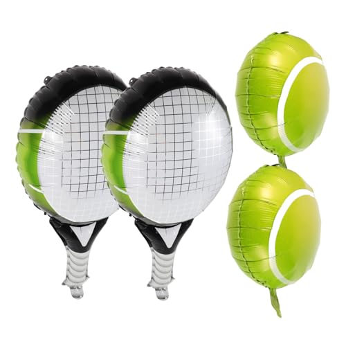 Balacoo Aufblasbare Tennisball und Tennisschläger Luftballons Teiliges Partydekorationsset für Sportmotto Geburtstage Vielseitige Hängende Tennis Girlanden für Sportveranstaltungen und Balacoo Aufblasbare Tennisball und Tennisschläger Luftballons Teiliges Partydekorationsset für Sportmotto Geburtstage Vielseitige Hängende Tennis Girlanden für Sportveranstaltungen und von balacoo
