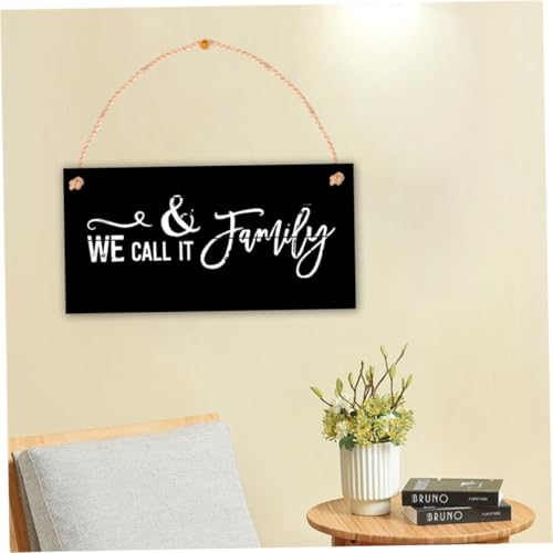 Balacoo Kreatives Hängendes Holzschild mit Juteseil Langlebiges DIY Holzbrett für Wanddekoration und Willkommensschild Leichtes Handgemachtes Holzbrettchen für Haus und Geschäft von balacoo