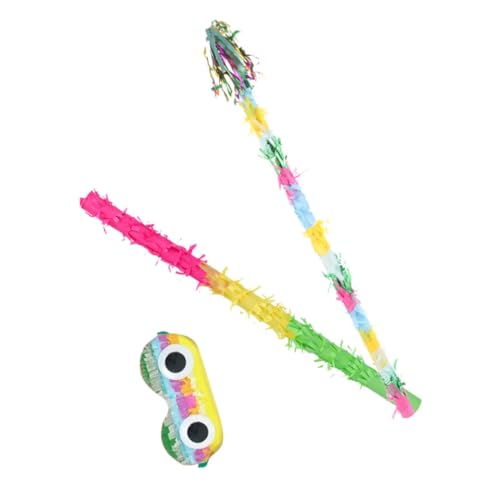 Balacoo Pinata mit Augenbinde und Leichtem Teiliges Partyspiel für Karneval und Festival Bunte Kindergeburtstags Dekoration und Festzubehör Balacoo Pinata mit Augenbinde und Leichtem Teiliges Partyspiel für Karneval und Festival Bunte Kindergeburtstags Dekoration und Festzubehör von balacoo