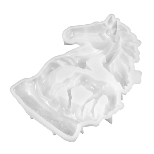 Balacoo Silikonform Pferd DIY Gießform Epoxidharz Silikon Gussform Bastelform Skulptur Tischdeko Langlebig Reißfest und Flexibel für Kreative Handwerkskunst von balacoo