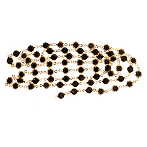 Balacoo Vintage Französische Zirkonia Schmuckkette DIY Metallkette für Halsketten und Armbänder Facettierung Leichte Luxus Vielseitig für Schmuckherstellung und Modeaccessoires Balacoo Vintage Französische Zirkonia Schmuckkette DIY Metallkette für Halsketten und Armbänder Facettierung Leichte Luxus Vielseitig für Schmuckherstellung und Modeaccessoires von balacoo