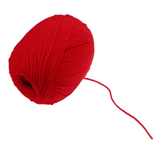 Balacoo Weiche Rote Merinowolle Garn für DIY Handstricken Häkeln Babydecken Pullover Jacquard Decken Vielseitiges Garn Langlebig und Farbecht Balacoo Weiche Rote Merinowolle Garn für DIY Handstricken Häkeln Babydecken Pullover Jacquard Decken Vielseitiges Garn Langlebig und Farbecht von balacoo