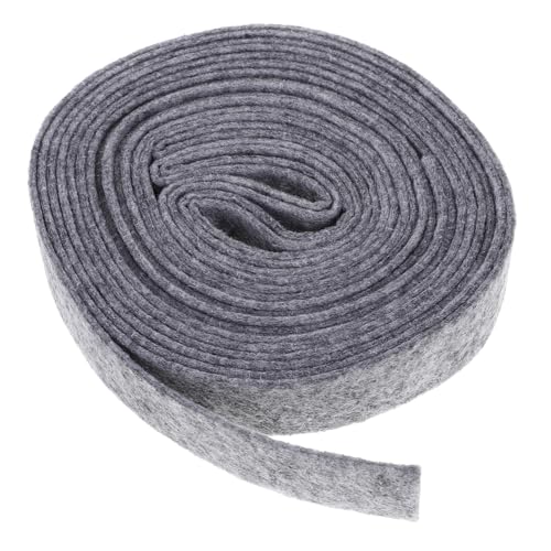 Balacoo Wollfilzband Breit Graues DIY Bastelband für Weihnachtsbaumdekorationen Applikationen Schleifen Kränze Langlebiges Umweltfreundliches Filzmaterial für Patchwork und Handwerk von balacoo
