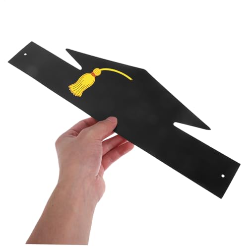 balacoo 12 Stück Teiliges DIY Papier Doktorhüte Bastelset für Abschlussfeier Verstellbare Graduation Caps Handgefertigte Partydekoration für Abi Bachelor und Uni Feier von balacoo