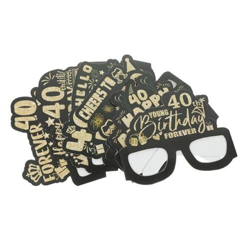 balacoo 12 Stück Teiliges Geburtstags Papierbrillen Bunte Partybrille aus Papier Fotorequisite für Geburtstagsfeiern Hochzeit Rave Erwachsene Auffällige Dekoration balacoo 12 Stück Teiliges Geburtstags Papierbrillen Bunte Partybrille aus Papier Fotorequisite für Geburtstagsfeiern Hochzeit Rave Erwachsene Auffällige Dekoration von balacoo