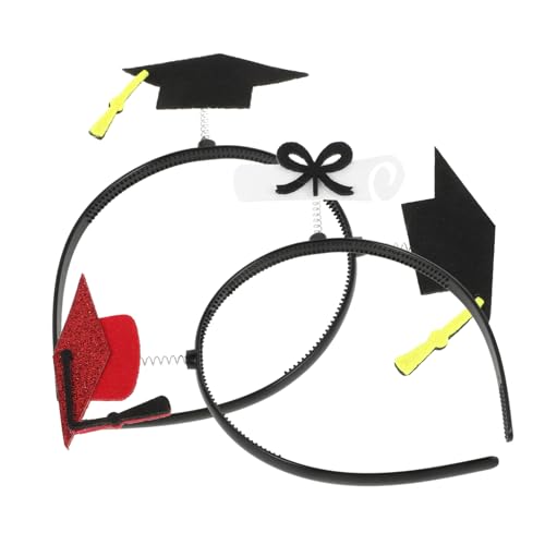 balacoo 2 Stück Abschluss Haarreif Teiliges mit Mini Doktorhut Design Leichter Schwarzer Bachelor Cap Haarreifen für Kindergarten und Akademische Abschlussfeier Vielseitiges Foto Requisit balacoo 2 Stück Abschluss Haarreif Teiliges mit Mini Doktorhut Design Leichter Schwarzer Bachelor Cap Haarreifen für Kindergarten und Akademische Abschlussfeier Vielseitiges Foto Requisit von balacoo