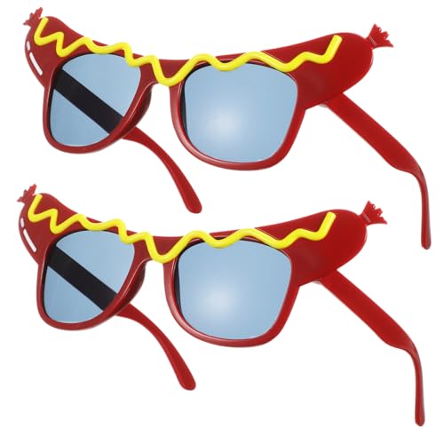 balacoo 2 Stück Lustige Hot Dog Partybrillen Auffällige Kostümbrille für Musik und Themenpartys Auffälliges Partyzubehör für Erwachsene und Freunde balacoo 2 Stück Lustige Hot Dog Partybrillen Auffällige Kostümbrille für Musik und Themenpartys Auffälliges Partyzubehör für Erwachsene und Freunde von balacoo