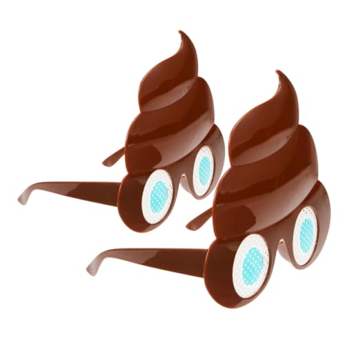 balacoo 2 Stück Lustige Sonnenbrillen im Kackhaufen Design aus Leichtem PC Material Kreatives Party Accessoire für Festivals Kostüm und Themen Events und Originell für Erwachsene balacoo 2 Stück Lustige Sonnenbrillen im Kackhaufen Design aus Leichtem PC Material Kreatives Party Accessoire für Festivals Kostüm und Themen Events und Originell für Erwachsene von balacoo