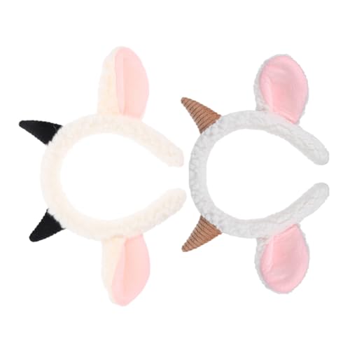 balacoo 2 Stück Niedliches Teiliges Schaf Ohr Stirnband mit Hörnern Kuscheliges Lamm Haarband für Verstellbar und Hautfreundlich für Bauernhof Party Kostümfest und Bühnenauftritt balacoo 2 Stück Niedliches Teiliges Schaf Ohr Stirnband mit Hörnern Kuscheliges Lamm Haarband für Verstellbar und Hautfreundlich für Bauernhof Party Kostümfest und Bühnenauftritt von balacoo