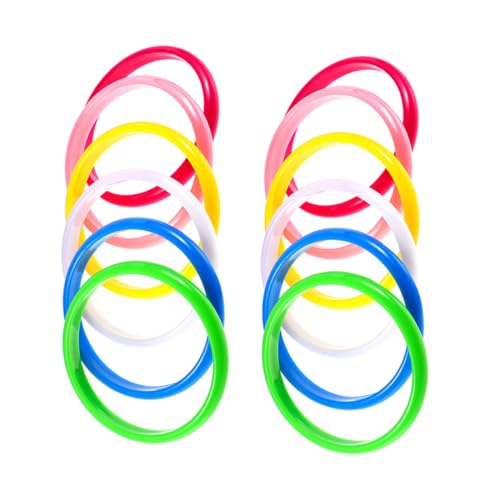 balacoo 24 Stück Teiliges Armband in Candy Farben Neonfarbene Bunte Kunststoff Bangles Stylische Jelly Armbänder als Partyzubehör für Geburtstagsfeiern zu Hause balacoo 24 Stück Teiliges Armband in Candy Farben Neonfarbene Bunte Kunststoff Bangles Stylische Jelly Armbänder als Partyzubehör für Geburtstagsfeiern zu Hause von balacoo