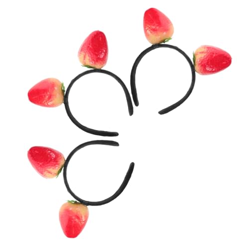 balacoo 3 Stück Teiliges Haarband mit Doppelseitigen Künstlichen Erdbeeren Lustiger Obst Haarreif für Themenpartys und Festlichkeiten Kreatives Accessoire für Halloween und Fotoevents balacoo 3 Stück Teiliges Haarband mit Doppelseitigen Künstlichen Erdbeeren Lustiger Obst Haarreif für Themenpartys und Festlichkeiten Kreatives Accessoire für Halloween und Fotoevents von balacoo