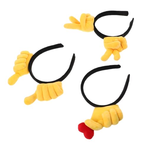 balacoo 3 Stück Teiliges Lustiges Handgesten Haarband mit Daumen Yes und Herz Motiven Kreative Haarreifen für Geburtstag Halloween und Weihnachtsfeier Bequeme und Vielseitige Foto balacoo 3 Stück Teiliges Lustiges Handgesten Haarband mit Daumen Yes und Herz Motiven Kreative Haarreifen für Geburtstag Halloween und Weihnachtsfeier Bequeme und Vielseitige Foto von balacoo
