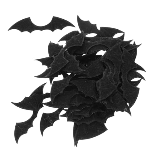 balacoo 30 Stück Teiliges DIY Fledermausflügel Halloween Dekoration Strapazierfähiges Material Vielseitig für Haarspangen Kleidung Schuhe Gruselige Bastelaccessoires für DIY Kostüme von balacoo