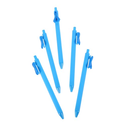 balacoo 5 Stück Teiliges Ribbon Kugelschreiber Glattes Schreiben Charity Ballpoint Pen mit Einzigartigem Band Design für Freiwillige und Krebsunterstützung bei Fundraising Aktionen von balacoo