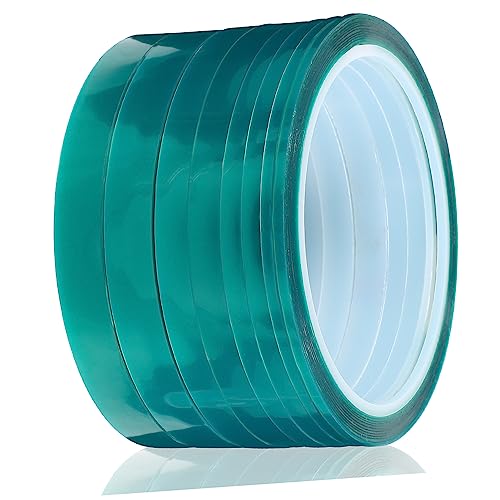 balacoo 8 Rollen Teiliges Hitzebeständiges Klebeband mit Thermisch Isolierend Rückstandsfrei Ablösbar für Sublimation Elektronikschutz Reparatur und DIY Handwerk von balacoo