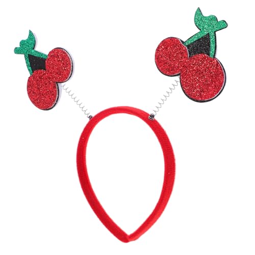 balacoo Haarreif mit Kirschfrucht Dekoratives Stirnband für Party Festival Fotoshooting Cosplay Bequemer Haarschmuck für Mädchen Accessoire für Geburtstagsfeiern von balacoo