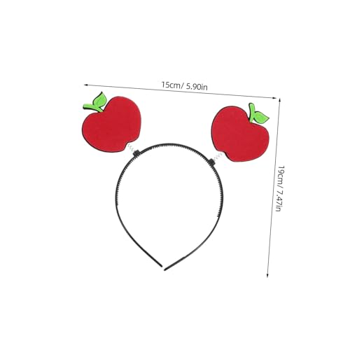 balacoo Haarreifen mit Apfel Design Lustiger Kopf Bopper für Karneval und Festival Einzigartiges Früchtemotiv Vielseitig für Kostüme Partys Bühnenauftritte und Fotoaccessoire von balacoo